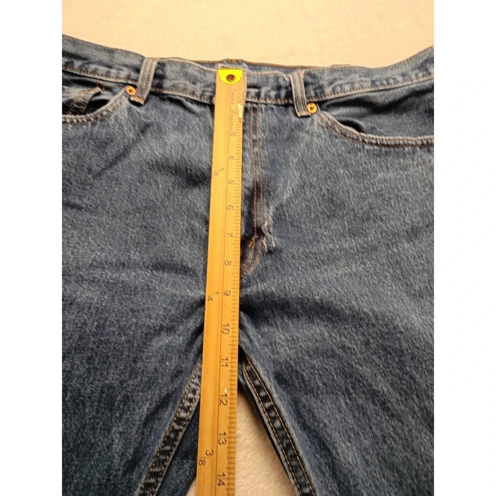 Levis 505 Regular Fit Straight Leg Jeans Men's Medium Wash Blue Denim Classic